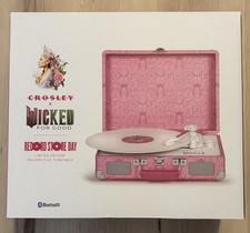 Wicked x Crosley Vinyl Player Bluetooth Turntable Glinda  s Edition