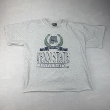 Vintage Penn State Nittany Lions Single Stitch USA Made T-Shirt XL 90s