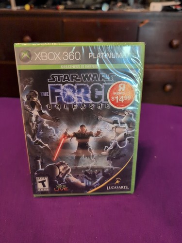 Star Wars: The Force Unleashed (Microsoft Xbox 360, 2008) Platinum Hits