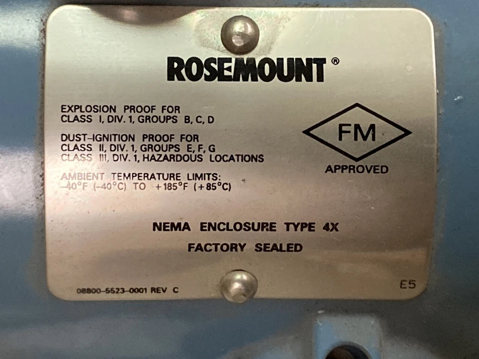 Rosemount,Model 8800,Vortex Flowmeter Extended Temperature Range Sensor - Image 3 of 4