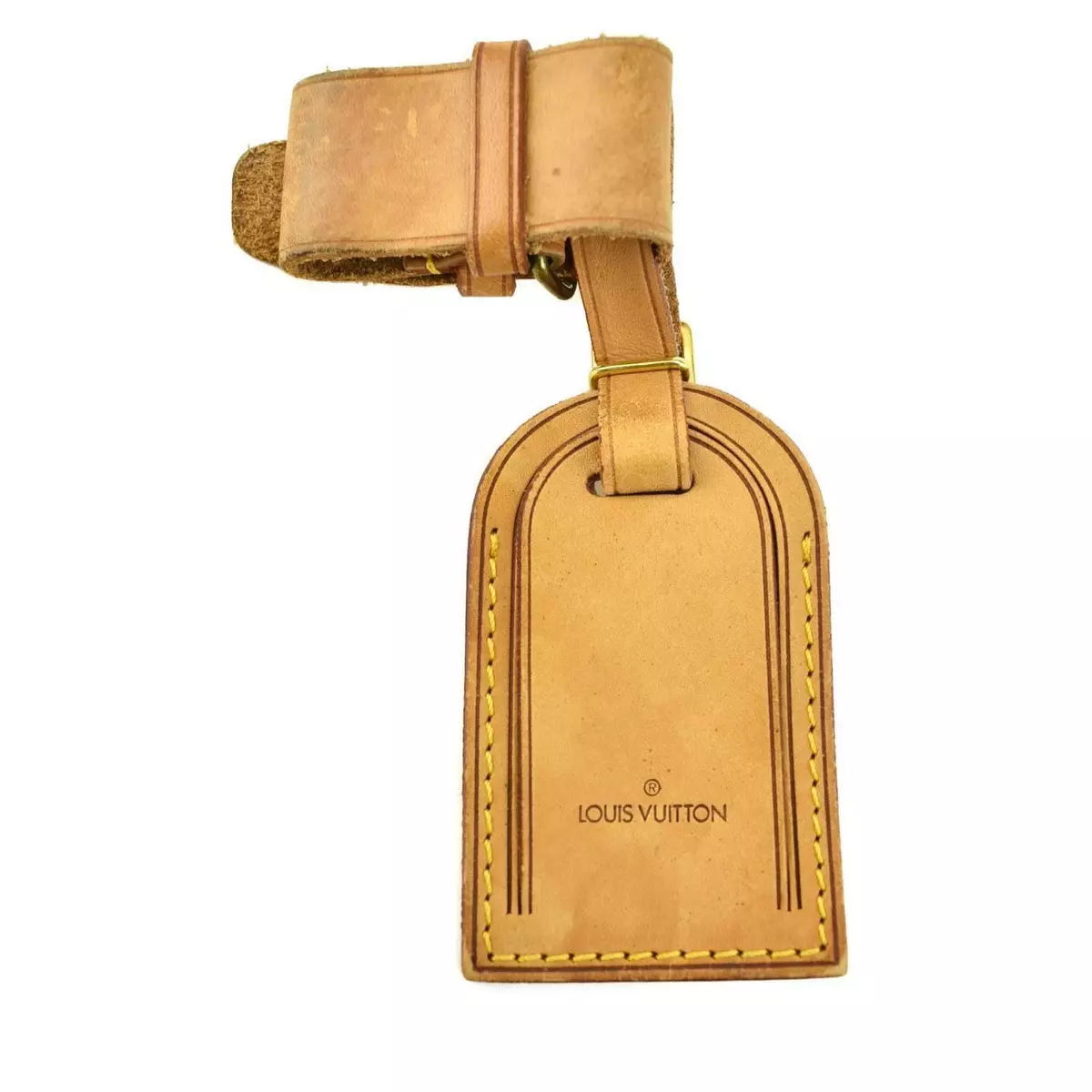 Louis Vuitton Vachetta Leather Luggage Name Tag