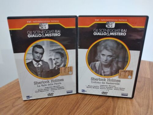 SHERLOCK HOLMES SERIE TV RAI CULT ANNI '60 (GIALLO & MISTERO) IN 2 DVD - Photo 1/7