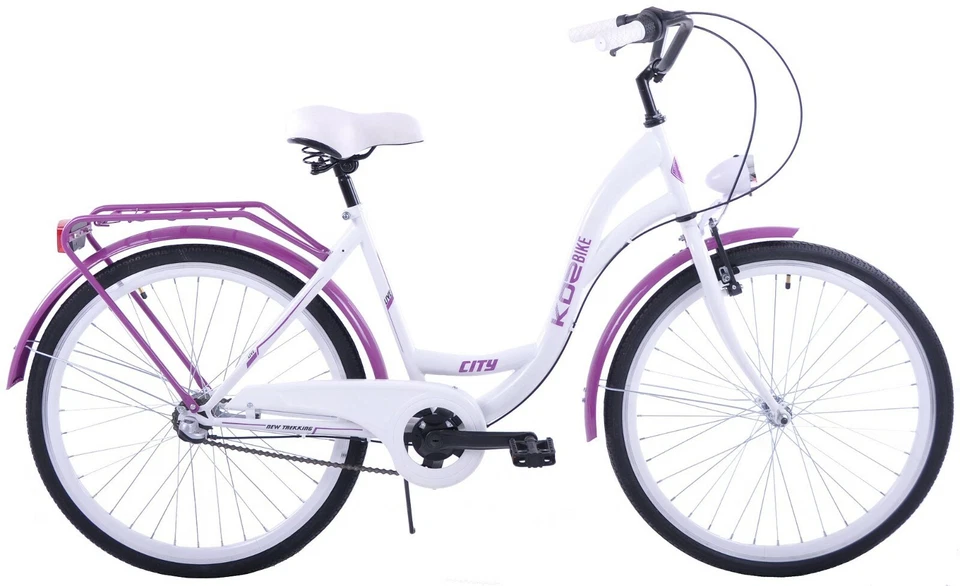 Fahrrad Damen 28 Zoll 3 Gang Damenrad 16 Farben Korb Licht Citybike Metallkorb - Bild 4 von 4