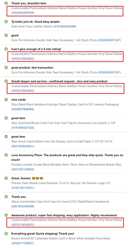 Customizable Personalized Address Name Mailbox House Number Vinyl Decal Sticker - Image 3 of 3