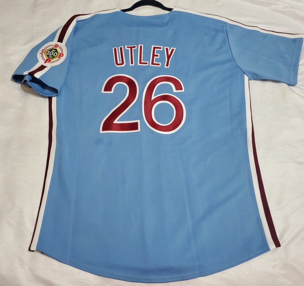 AUTHENTIC MAJESTIC XL, Chase Utley, PHILADELPHIA PHILLIES