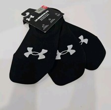 Under Armour Women's 6-9 Essential Ultra Low Liner Socks Set of 3 Black