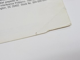 Racket Attack Authentic Original NES Nintendo Manual Only *