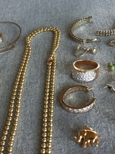 No Res nicht magnetisch getönt, plattiert, Füllung? Ganz Gold Schmuck Konvolut 10K 12K 14K 18K 22K? - Bild 9 von 24