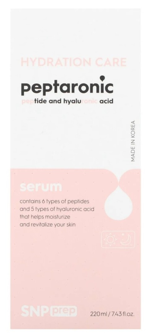 Cuidado de la hidratación - peptarónico - suero de péptidos y ácido hialurónico - 7,43 oz - nuevo en caja