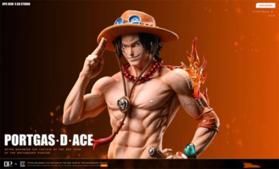 Portgas D Ace OP-Crew Cousin Brother STUDIO One Piece Resin 30cm