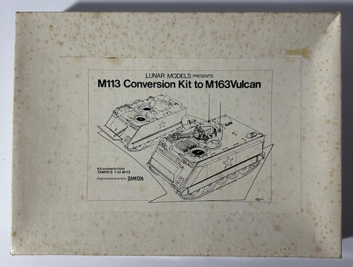 RARE Lunar Models 1/35 M113 Conversion Kit to M163 Vulcan for Tamiya M113 Kit