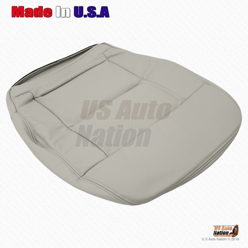 2012 2013 Mercedes Benz E350 E550 DRIVER Side Bottom PERFORATED Seat Cover Gray - Picture 6 of 9