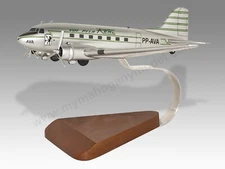 Douglas DC-3 REAL Desk Wood Airplane New Model Large Scale 1/72