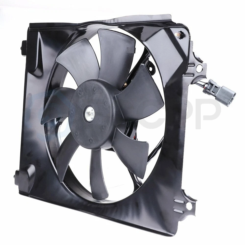 Conjunto de ventilador de refrigeración condensador de aire acondicionado para Honda Civic 2008 2009 2010 2011 Foto 3 de 4