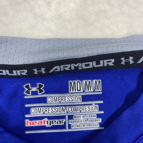 Under Armour Kids' Compression Shirt M Baseball Football Athletic HeatGear - Picture 8 of 14
