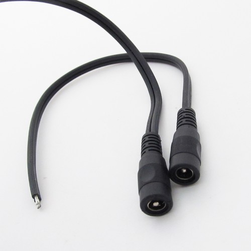 1pc 25cm 18AWG DC Power Cable Pigtail 5.5x2.1mm DC Female For CCTV Security - Picture 5 of 7