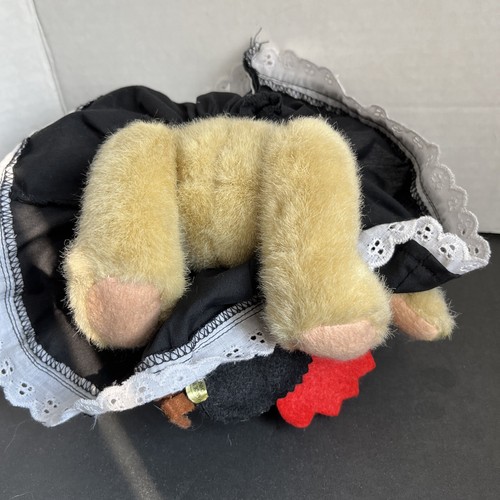 Vintage Muffy VanderBear Thanksgiving Pilgrim Bear Turkey North American Bear A4 - Picture 6 of 9