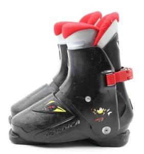 Nordica Super 0.1 Kids Ski Boots - Size 12.5 / Mondo 18.5 Used