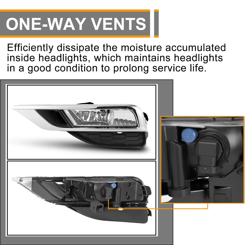 Conjunto de luces antiniebla para parachoques delantero Honda CRV 2015-2016 con cableado lado derecho + derecho Foto 4 de 4
