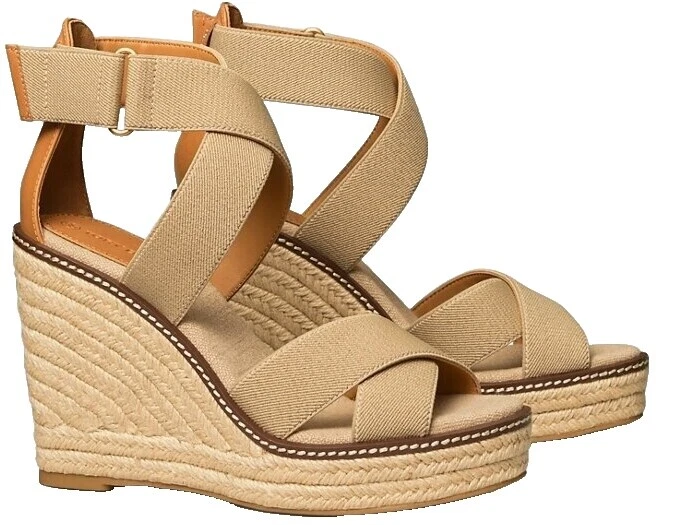 Sandalias de cuña a Rayas Tory Burch para Mujeres