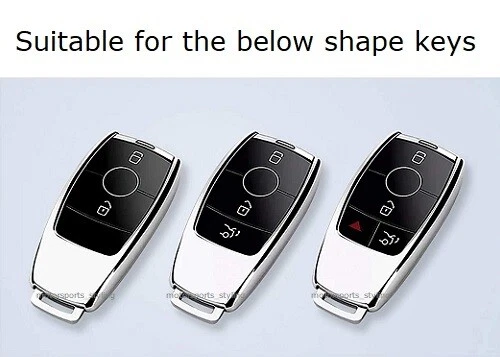 Key Cover for Mercedes Benz Smart Key Fob 2 3 4 Button Remote Case