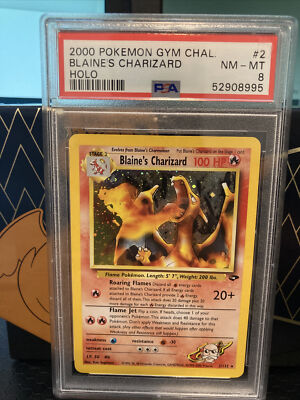 ポケモンカードゲーム Blaine's Charizard 100 HP BLAINE'S CHARIZARD 2/132 Holo Rare Gym Challenge Pokemon