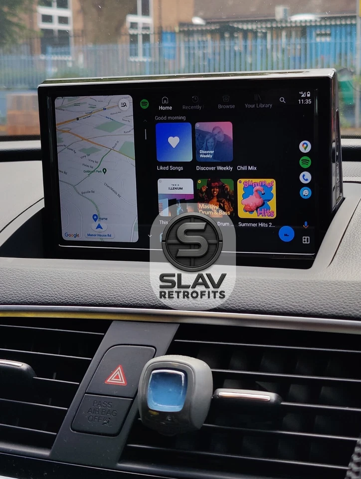 AUDI Q3 Android Screen Apple CarPlay Auto GPS Stereo Navigation 8" touch 8-64gb - Image 4 of 4