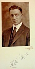 Signed EDWARD CURTIS PHOTO Chester Coulter Seattle Business Owner Steel Railroad