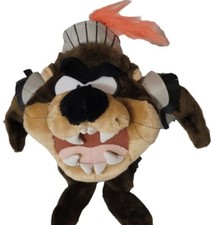 Vintage Taz '97 15" Tazmanian Plush Viking Stuffed Animal W Tags Looney Tunes