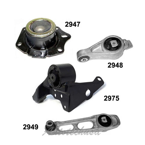M945 Motor & Trans Mount Set 4PCS For 2000-2001 Dodge Plymouth Neon 2.0 For Auto - Image 2 of 4