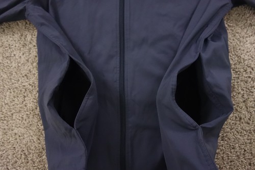 Theory Jacket Mens Large Blue Bomber Clyfford Neoteric Side Pockets - Picture 2 of 9