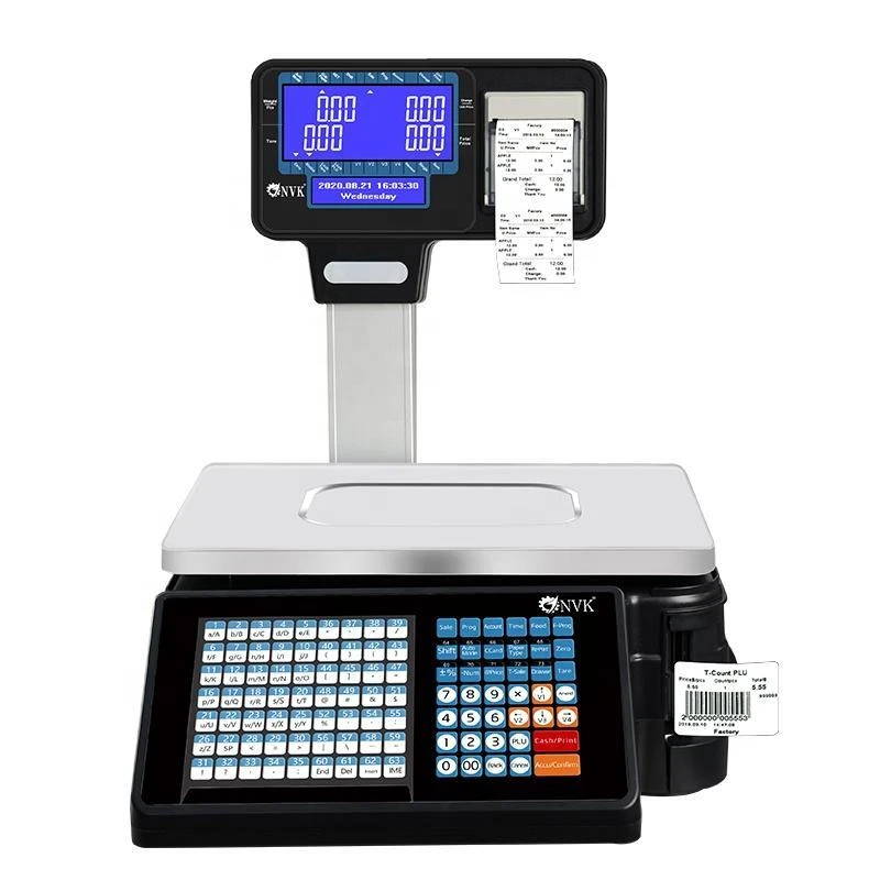 TM-A21 Digital Cash Register Scale Electronic Barcode Label Printing Scales
