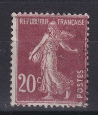 France année 1907 Type  Semeuse fond plein sans sol N° 139 obl réf 8306