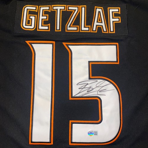 RYAN GETZLAF ANAHEIM DUCKS SIGNED / AUTOGRAPHED JERSEY BAS COA NICE!!
