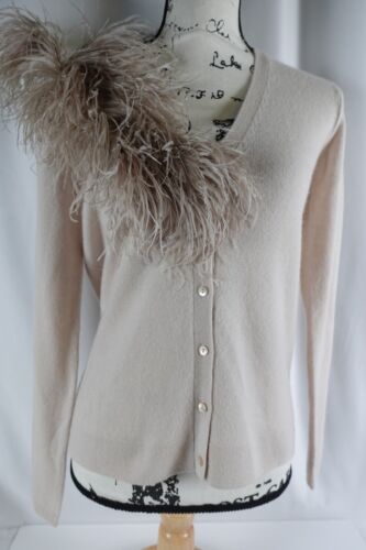 Neiman Marcus Women's Cardigan Sweater Size XS Cashmere NWT $450 Button Up Ivory - Picture 3 of 24