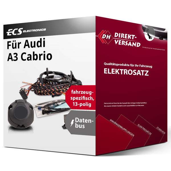 für Audi A3 Cabrio Typ 8P Elektrosatz 13Polig Spezifisch Top Esatz-image