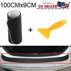 Carbon Fiber Car Rear Bumper Trunk Protector Corner Trim Sticker Car Accessories