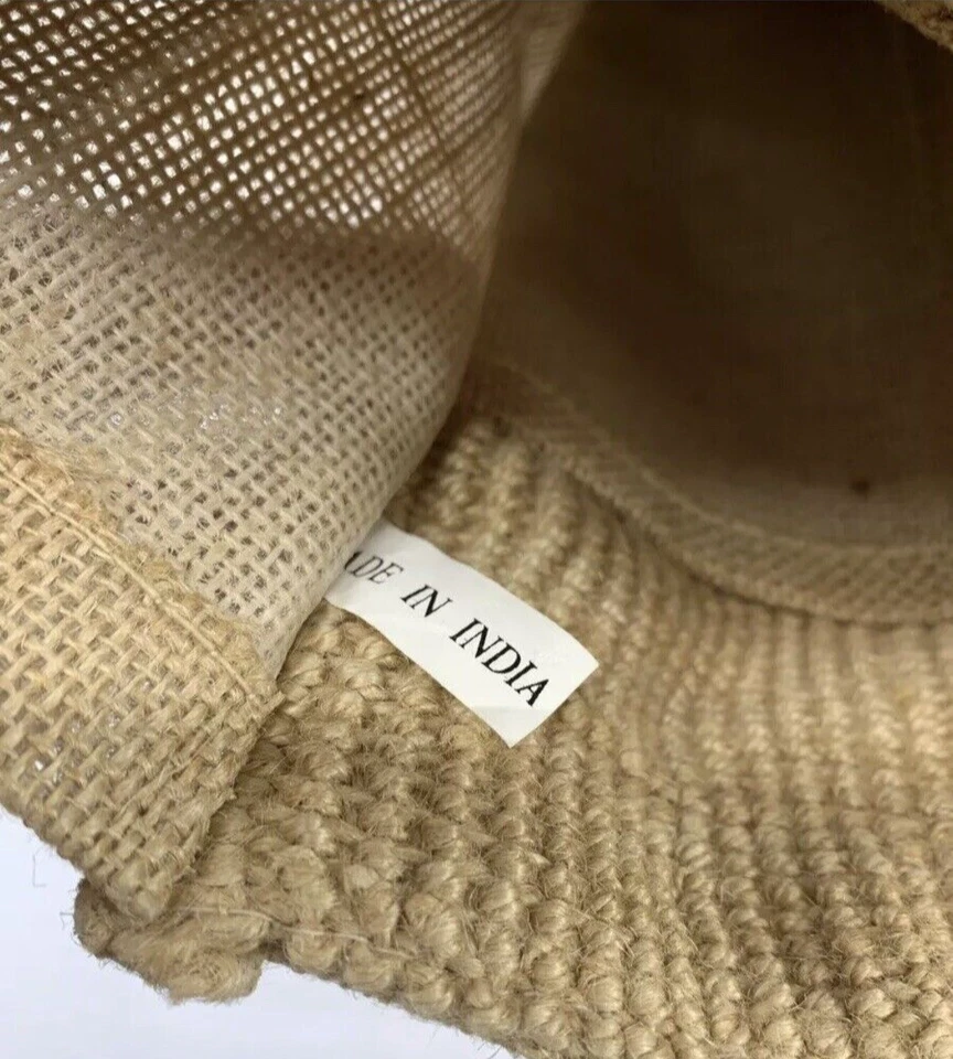 Bolsa de transporte de botellas de vino de paja con asas de madera para 2 botellas Cartera de regalo de fiesta Foto 4 de 4