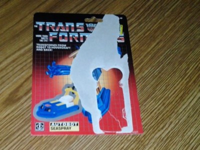 1985 Vintage G1 Transformers Seaspray full cardback w/ tech specs 