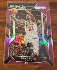 2016-17 Panini Prizm Jimmy Butler Go Hard or Go Home Purple Prizm /75 Bulls #7