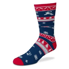 New England Patriots Socks Men's Socks Large Size 10 to 13 Holiday Christmas
