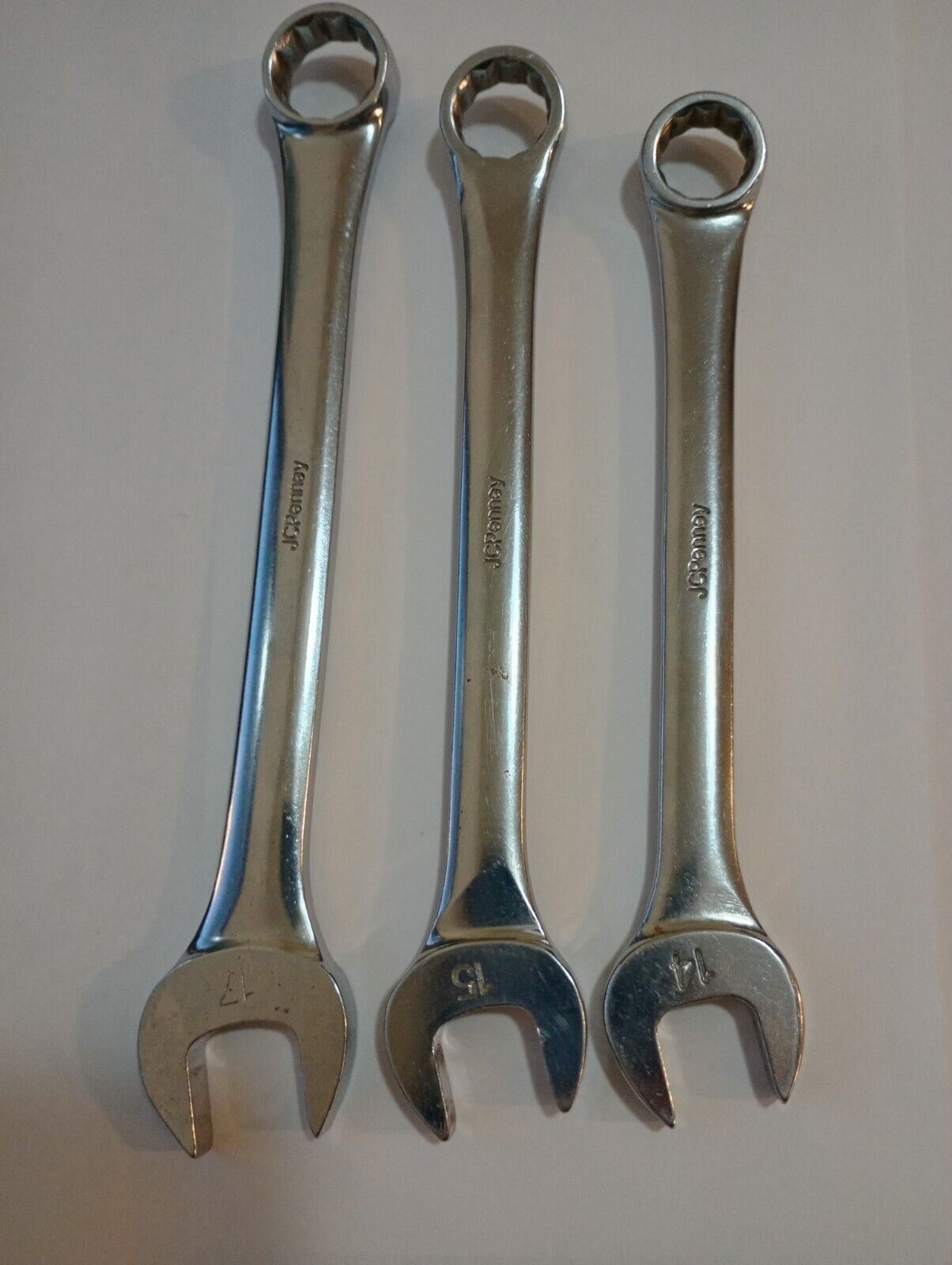 JC PENNY USA VINTAGE WRENCH Set Of 3 3471 3473 3472 14 15 17 JC PENNY USA VINTAGE WRENCH Set Of 3 3471 3473 3472 14 15 17