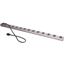 ProHT Power Strip Durable Aluminum 12-Outlet LED Indicator with 3 ft Power Cord