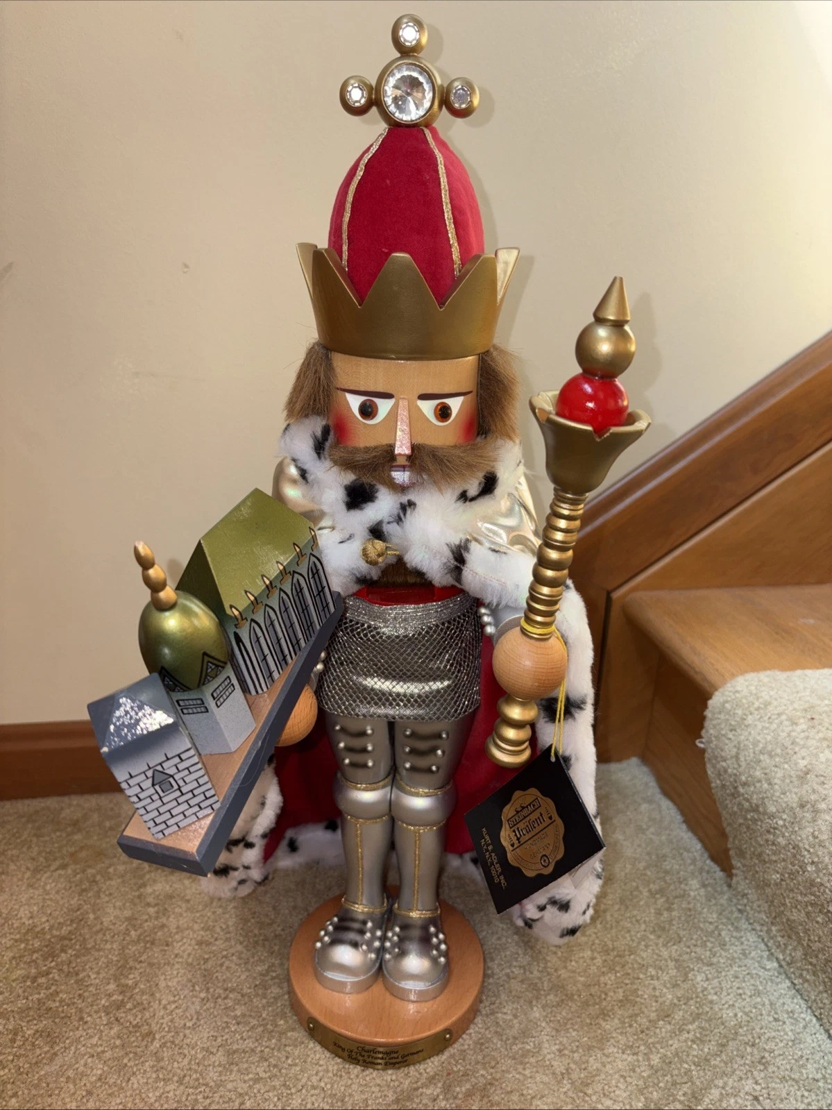 Steinbach Nutcracker “Charlemagne Holy Roman Emperor”- S1802- Limited Ed.!