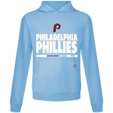 Men's Levelwear  Light Blue Philadelphia Phillies Relay Center Stage Long Sleeve
