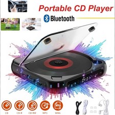 Rechargeable CD Player With Bluetooth Portable Personal Cd Players For Car Home