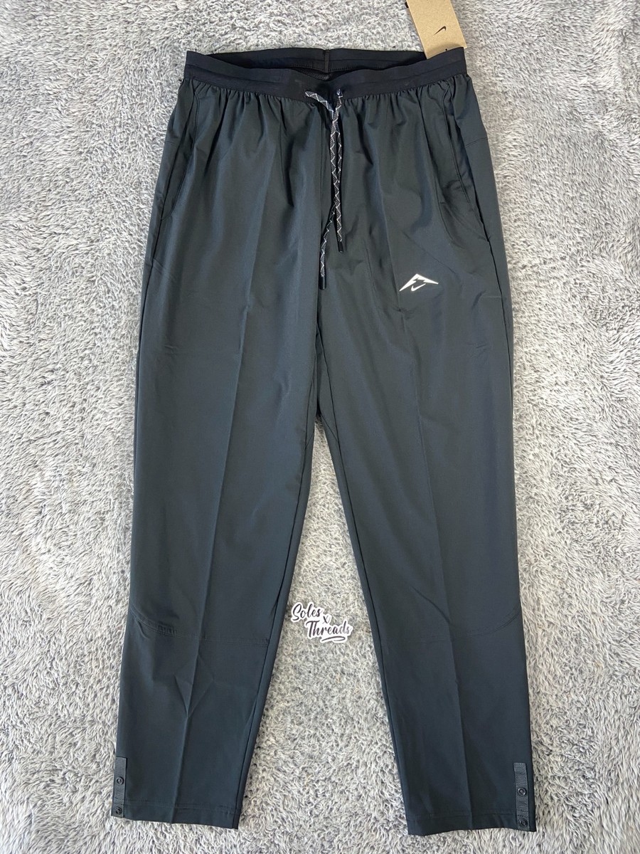 Nike Dawn Range Trail Dri-FIT Running Pants Size Medium Men Black