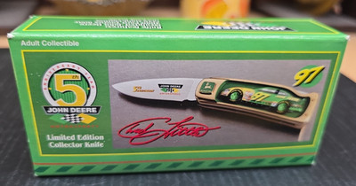 John Deere Motorsports 5th Anniversary Knife   Racing Champions NASCAR 2000 #97