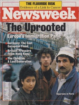 NEWSWEEK magazine-feb 5,1990-THE UPROOTED-EUROPE'S IMMIGRATION PANIC.