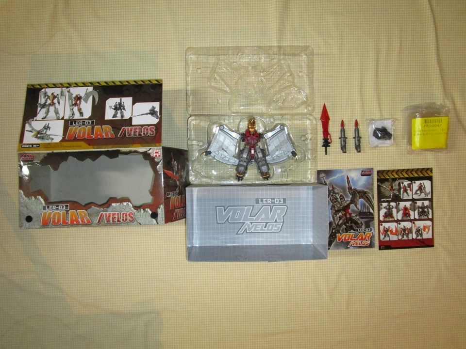 Fansproject Transformers 3rd Party LER-03 VOLAR & VELOS (RED Swoop & Minicon) - Image 4 of 4